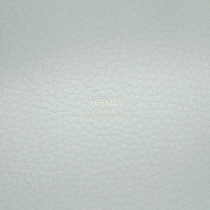 エルメス ハンドバッグ ピコタンロックPM ブルーペール/ゴールド金具 トリヨンクレマンス B刻印