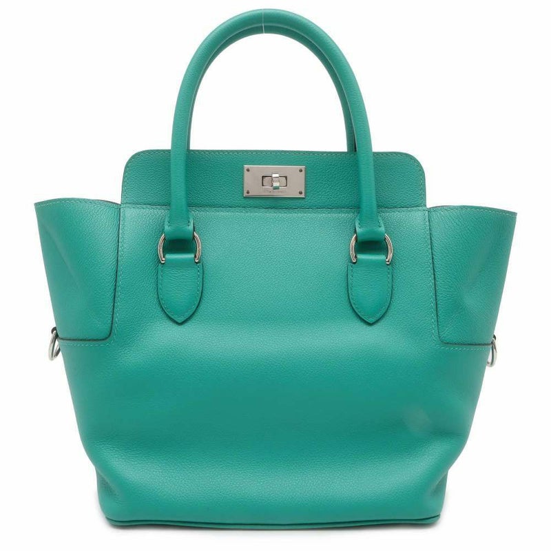 エルメス ハンドバッグ ツールボックス20 ミント/シルバー金具 エバーカラー Y刻印 2wayショルダー