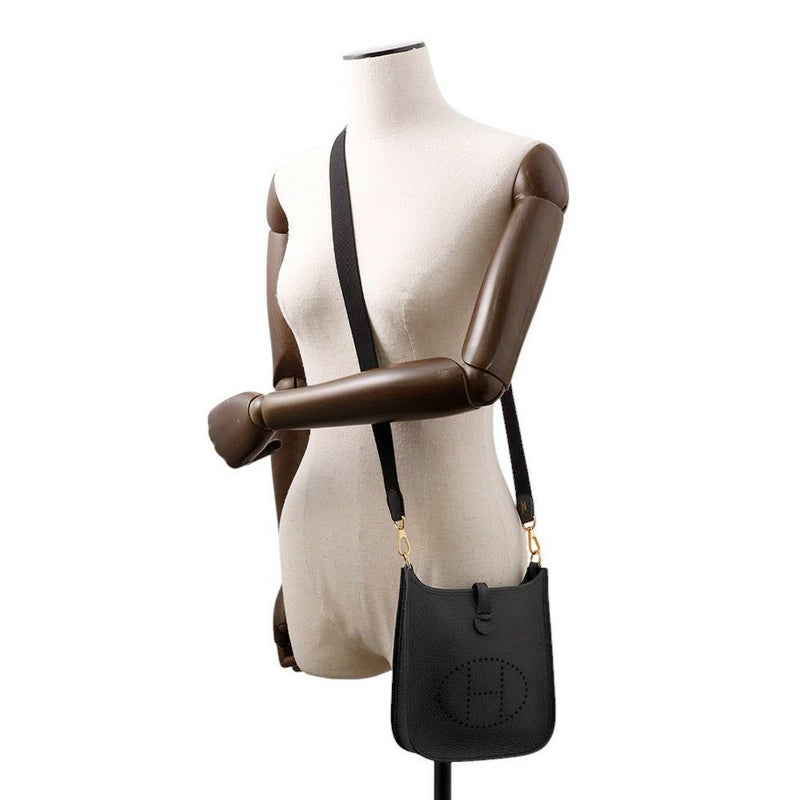 エルメス エブリンTPM 111cm アマゾン ブラック/ゴールド金具 トリヨンクレマンス K刻印 黒