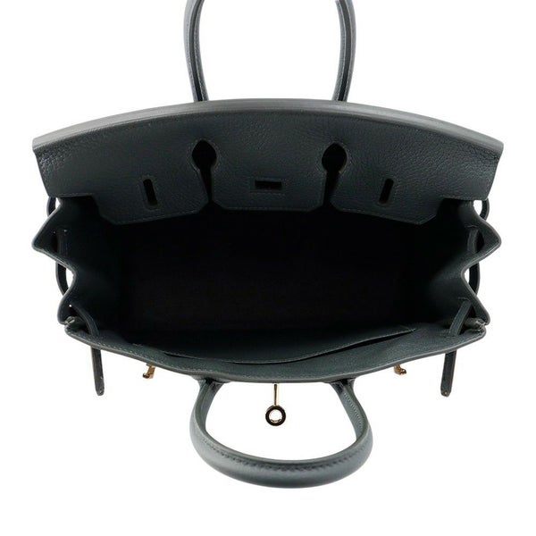 エルメス バーキン25 ヴェールマングローブ/シャンパンゴールド金具 トゴ K刻印 HERMES Birkin ハンドバッグ