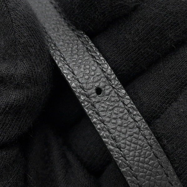 エルメス ショルダーウォレット ナップ トゥーゴー ブラック/シルバー金具 エプソン W刻印 黒