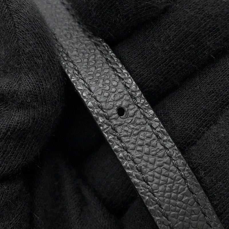 エルメス ショルダーウォレット ナップ トゥーゴー ブラック/シルバー金具 エプソン W刻印 黒