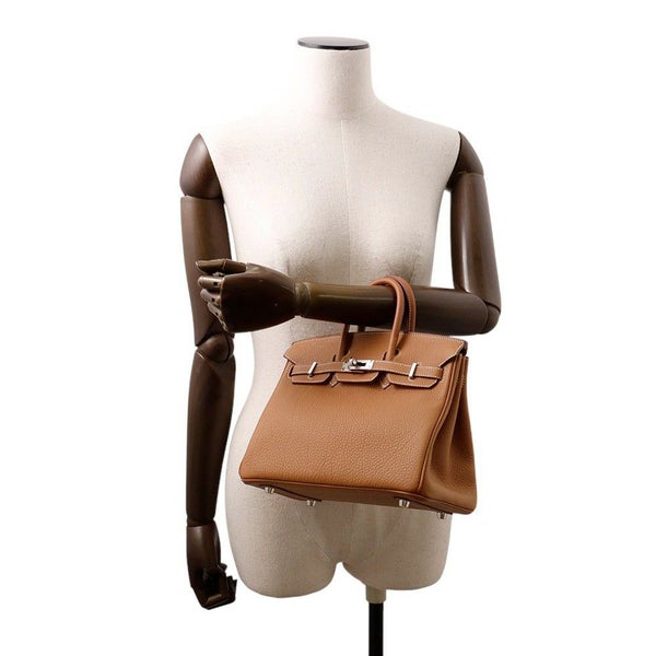 エルメス バーキン25 ゴールド/シルバー金具 トゴ K刻印 HERMES Birkin ハンドバッグ