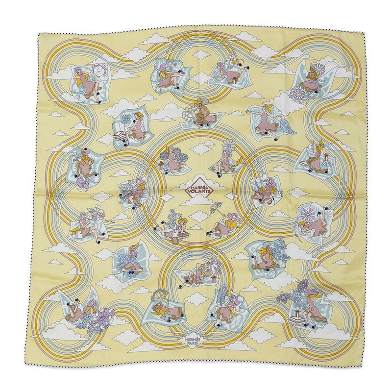 エルメス スカーフ カレ70 空飛ぶカレ Carres Volants HERMES シルクスカーフ 2022年春夏