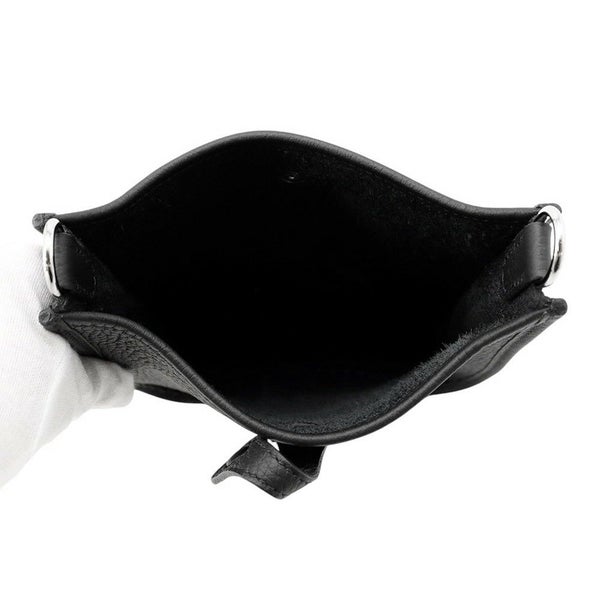 エルメス エブリンTPM 111cm アマゾン ブラック/シルバー金具 トリヨンクレマンス K刻印 黒