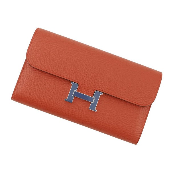 エルメス 長財布 コンスタンス ロング カプシーヌ/ラッカー金具 エプソン C刻印 HERMES 財布