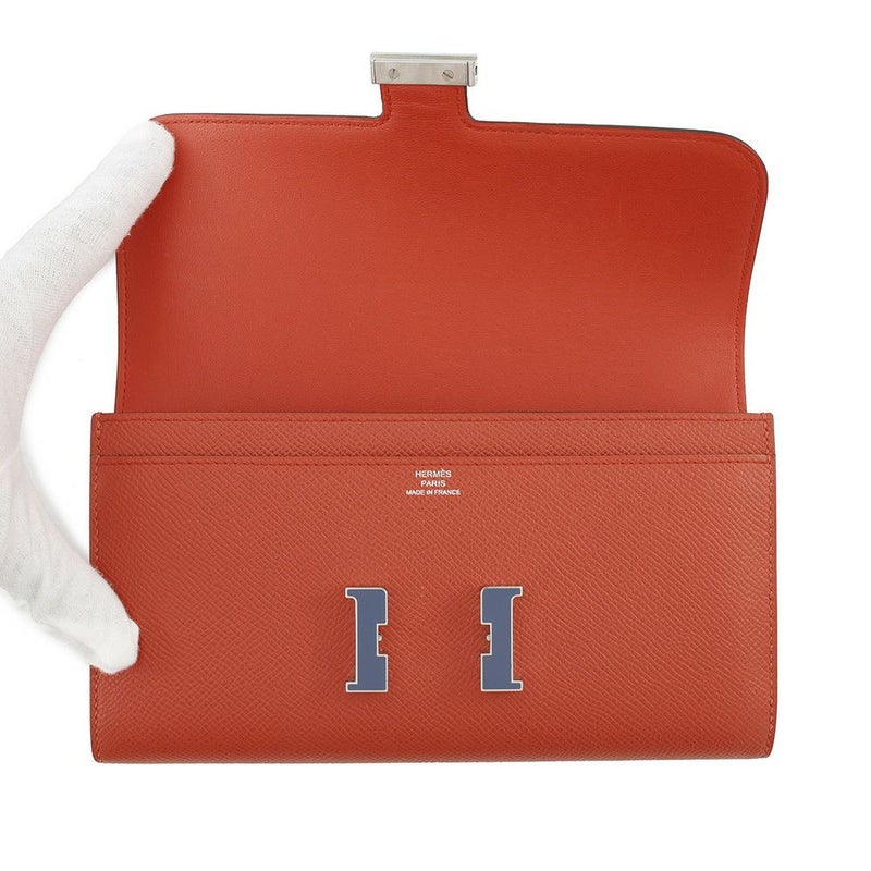 エルメス 長財布 コンスタンス ロング カプシーヌ/ラッカー金具 エプソン C刻印 HERMES 財布