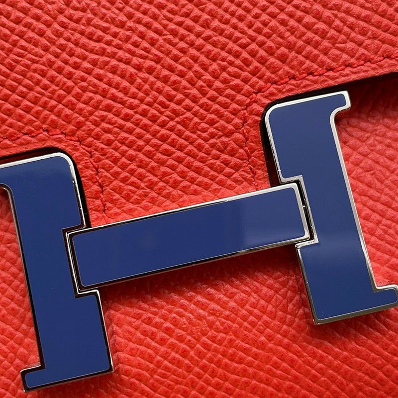 エルメス 長財布 コンスタンス ロング カプシーヌ/ラッカー金具 エプソン C刻印 HERMES 財布