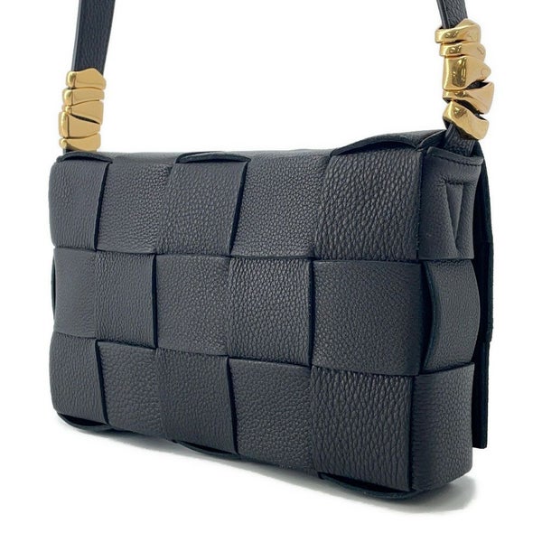 ボッテガヴェネタ ショルダーバッグ カセット ミニ レザー 666870 BOTTEGA VENETA バッグ 黒