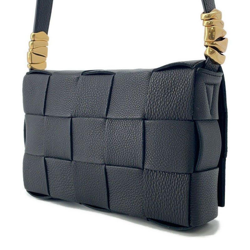ボッテガヴェネタ ショルダーバッグ カセット ミニ レザー 666870 BOTTEGA VENETA バッグ 黒