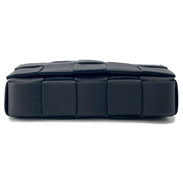 ボッテガヴェネタ ショルダーバッグ カセット ミニ レザー 666870 BOTTEGA VENETA バッグ 黒