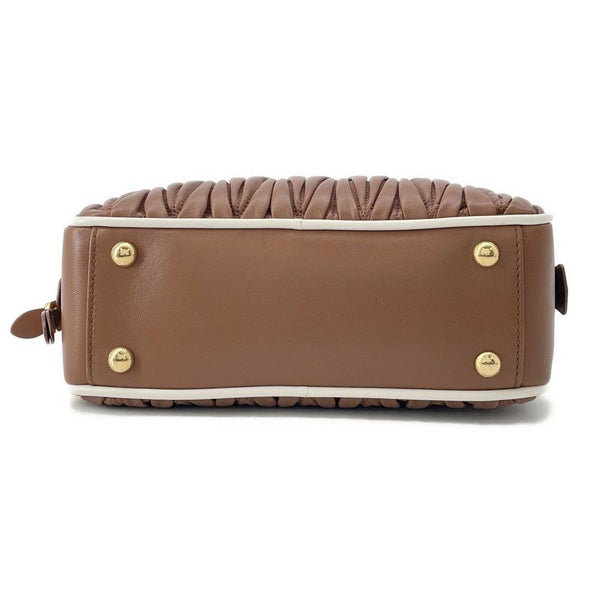 ミュウミュウ ハンドバッグ アルカディ レギュラー レザー 5BB142 Miu Miu 2wayショルダー