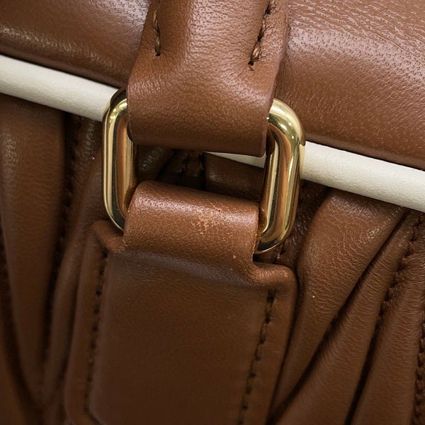 ミュウミュウ ハンドバッグ アルカディ レギュラー レザー 5BB142 Miu Miu 2wayショルダー