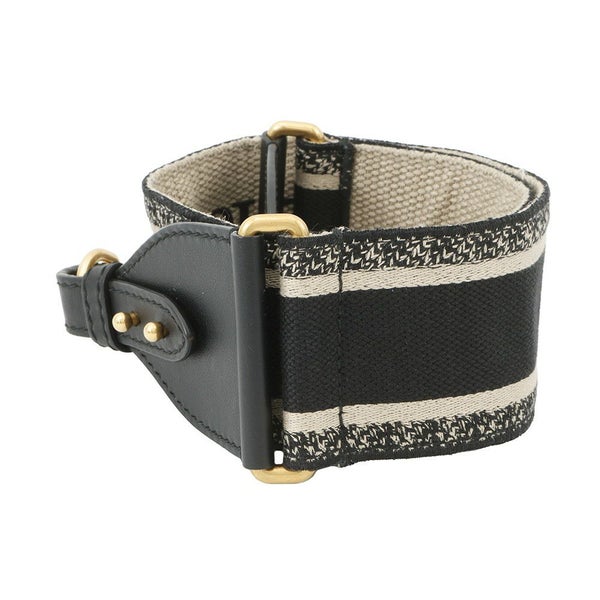 クリスチャン・ディオール ショルダーストラップ エンブロイダリー キャンバス レザー S8552CBTE Christian Dior