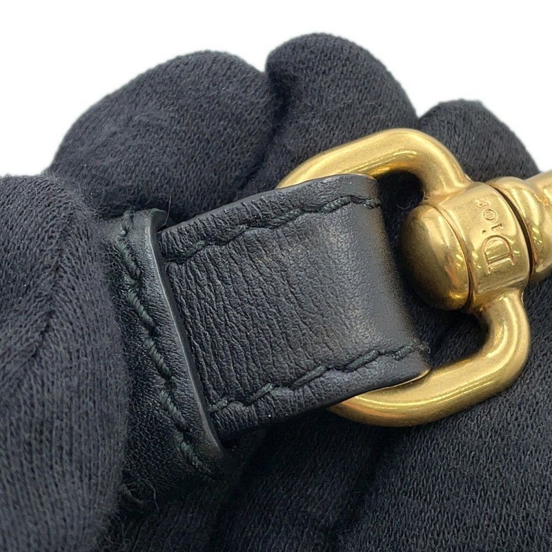 クリスチャン・ディオール ショルダーストラップ エンブロイダリー キャンバス レザー S8552CBTE Christian Dior