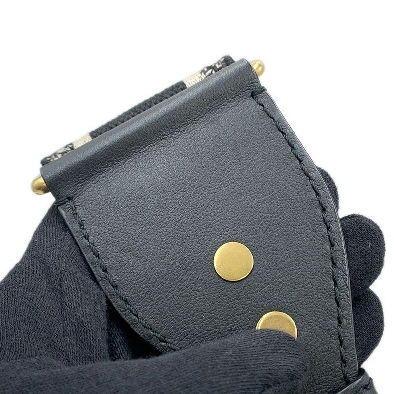 クリスチャン・ディオール ショルダーストラップ エンブロイダリー キャンバス レザー S8552CBTE Christian Dior