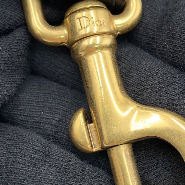 クリスチャン・ディオール ショルダーストラップ エンブロイダリー キャンバス レザー S8552CBTE Christian Dior