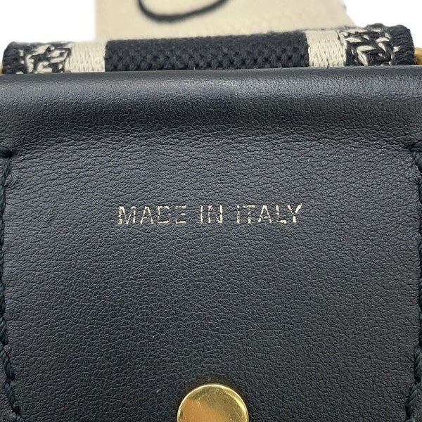 クリスチャン・ディオール ショルダーストラップ エンブロイダリー キャンバス レザー S8552CBTE Christian Dior