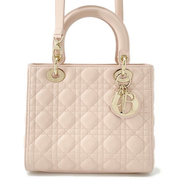 ディオール ハンドバッグ レディディオール カナージュ ミディアム ラムスキン M0565ONGE_M413 2way