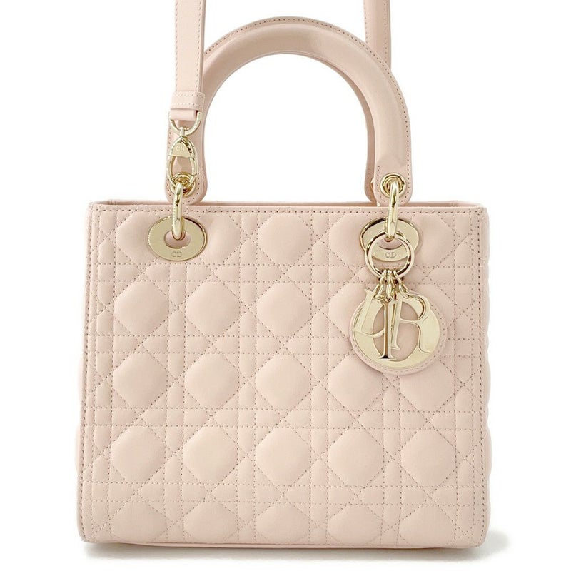 ディオール ハンドバッグ レディディオール カナージュ ミディアム ラムスキン M0565ONGE_M413 2way