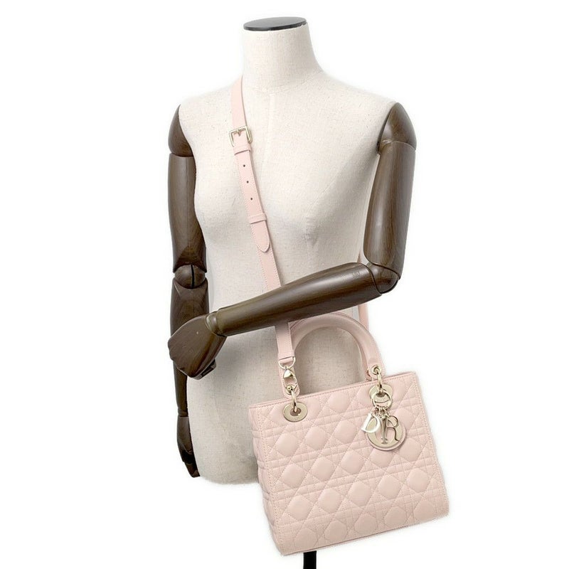 ディオール ハンドバッグ レディディオール カナージュ ミディアム ラムスキン M0565ONGE_M413 2way