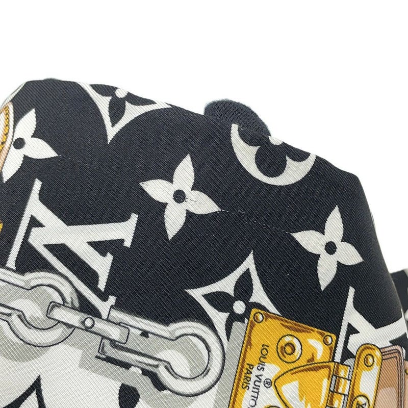 ルイヴィトン スカーフ バンドー・モノグラム コンフィデンシャル M78656 ツイル LV柄 チェーン柄 ベルト柄