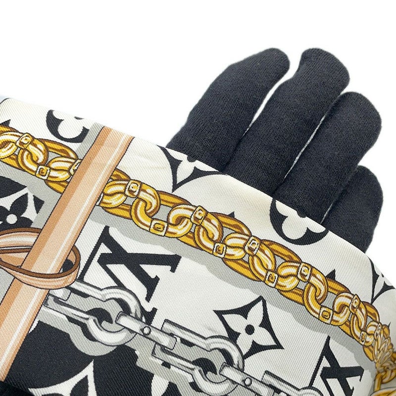 ルイヴィトン スカーフ バンドー・モノグラム コンフィデンシャル M78656 ツイル LV柄 チェーン柄 ベルト柄