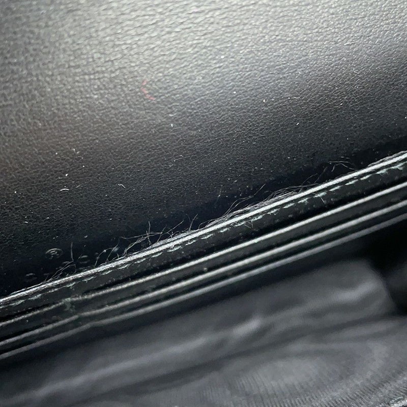 グッチ チェーンウォレット GGマトラッセ レザー 723787 GUCCI 財布 黒