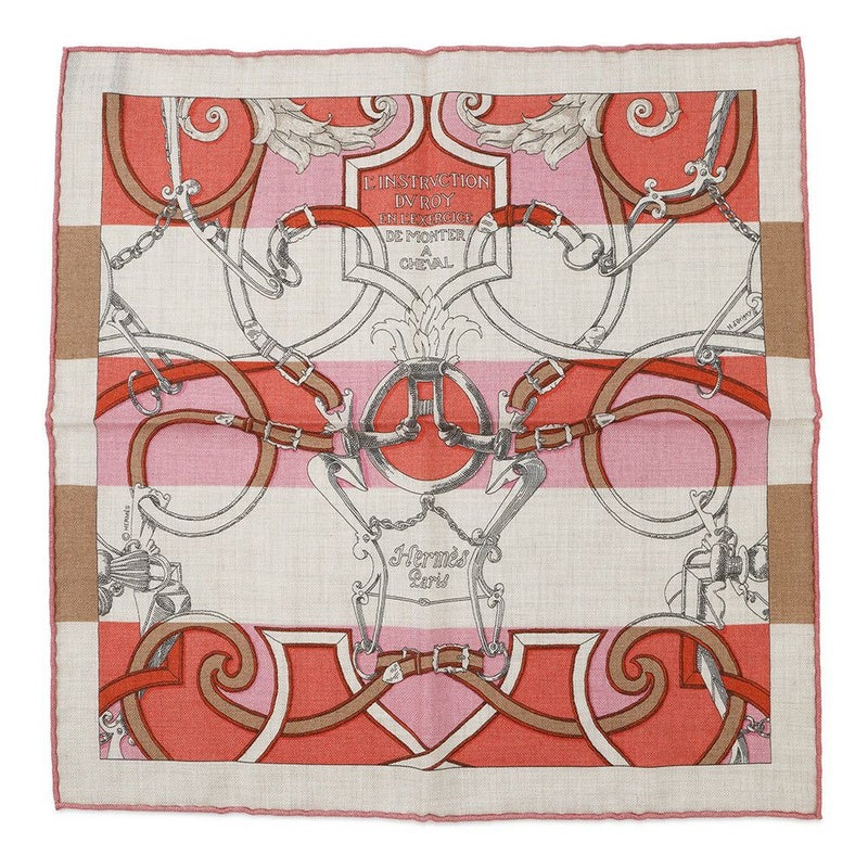 エルメス スカーフ ガヴロッシュ 帝王学・バヤデール HERMES カシミヤ シルク