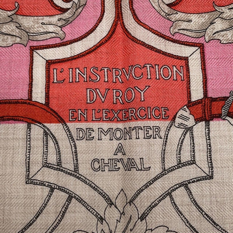 エルメス スカーフ ガヴロッシュ 帝王学・バヤデール HERMES カシミヤ シルク