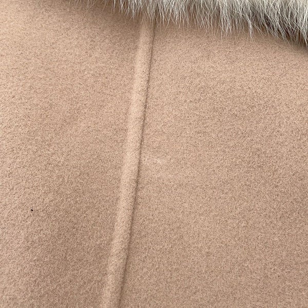 フェンディ コート ジレコート ウール フォックスファー レディースサイズ36 FF8722 FENDI アウター