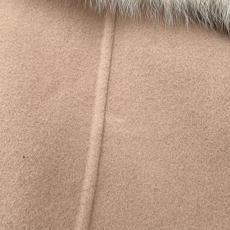 フェンディ コート ジレコート ウール フォックスファー レディースサイズ36 FF8722 FENDI アウター