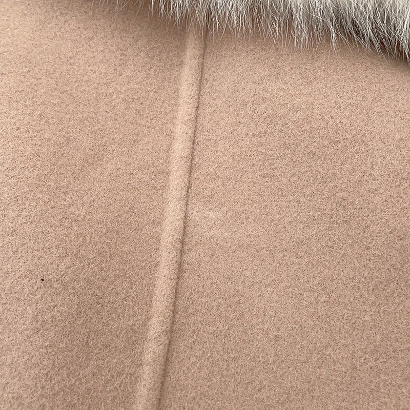 フェンディ コート ジレコート ウール フォックスファー レディースサイズ36 FF8722 FENDI アウター