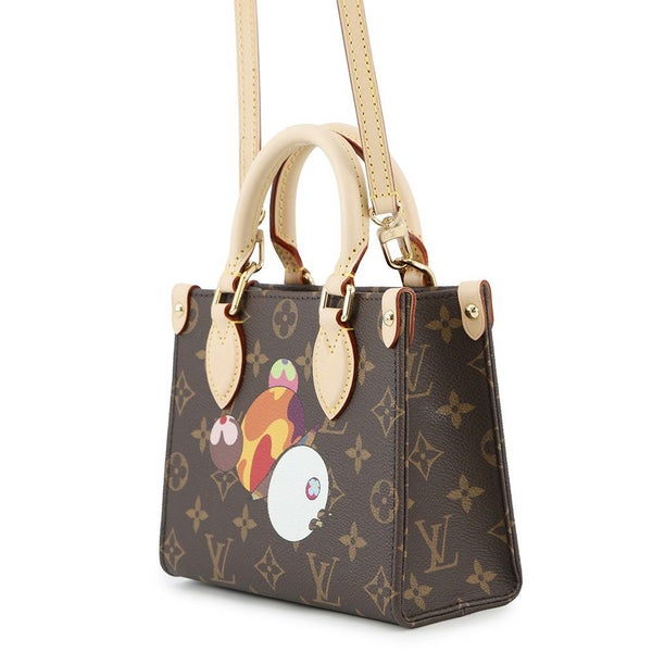 ルイヴィトン ハンドバッグ モノグラム・パンダ LV × TM オンザゴー BB M13668 2way ヴィトン ショルダーバッグ 村上隆