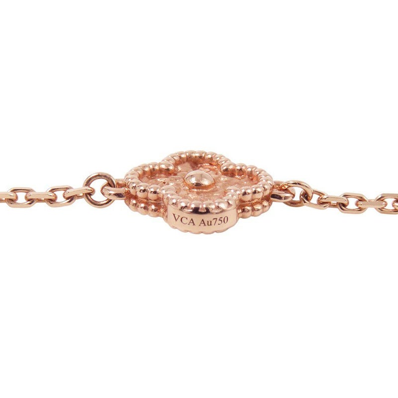 ヴァンクリーフ&アーペル ネックレス スウィート アルハンブラ ロングネックレス 16モチーフ K18PGピンクゴールド VCARO8DG00