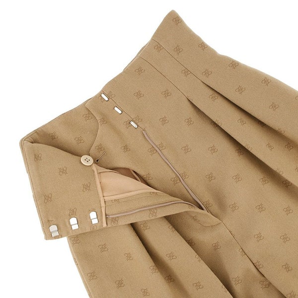 フェンディ パンツ FFカリグラフィ フレアショートパンツ レディースサイズ36 FR6336 FENDI