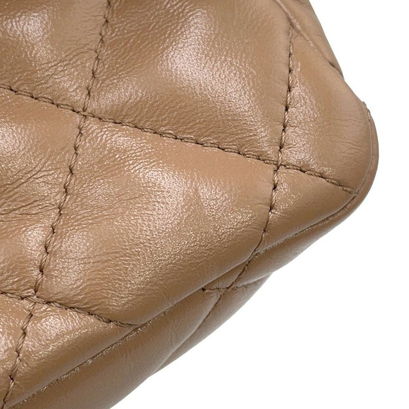 シャネル ハンドバッグ マトラッセ ココマーク トップハンドル スモール シャイニーラムスキン AS4023 2way