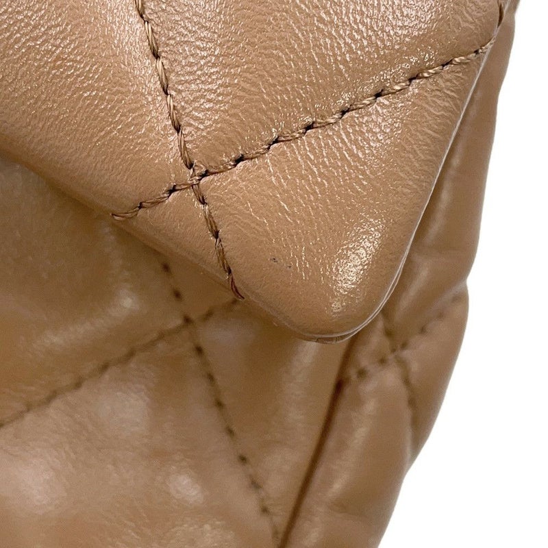 シャネル ハンドバッグ マトラッセ ココマーク トップハンドル スモール シャイニーラムスキン AS4023 2way