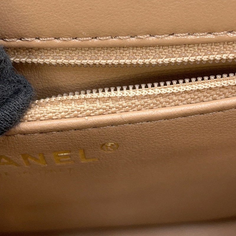 シャネル ハンドバッグ マトラッセ ココマーク トップハンドル スモール シャイニーラムスキン AS4023 2way