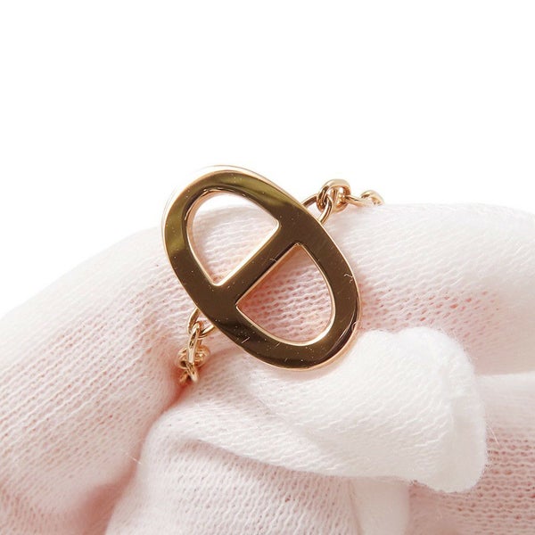 エルメス ブレスレット シェーヌ・ダンクル・コントゥール ダイヤモンド 33P 計0.16ct K18PGピンクゴールド サイズST HERMES