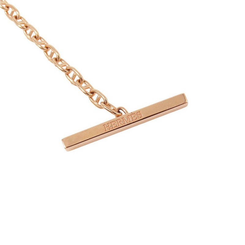 エルメス ブレスレット シェーヌ・ダンクル・コントゥール ダイヤモンド 33P 計0.16ct K18PGピンクゴールド サイズST HERMES