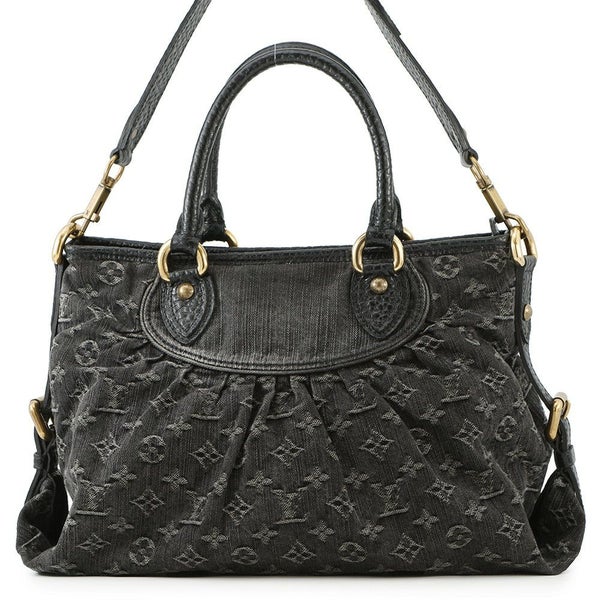 ルイヴィトン ハンドバッグ モノグラム・デニム ネオ・カビィ MM M95351 ヴィトン バッグ 2way ショルダーバッグ 黒 ブラック