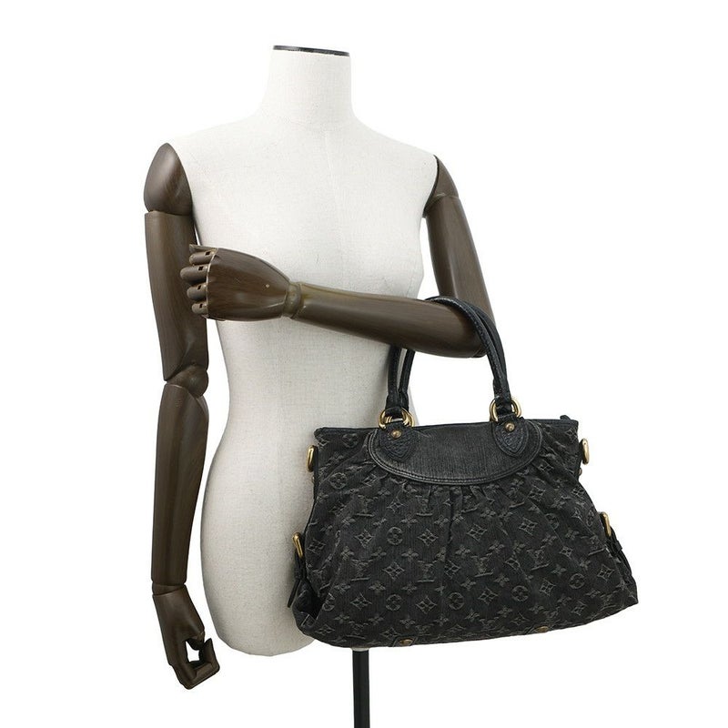 ルイヴィトン ハンドバッグ モノグラム・デニム ネオ・カビィ MM M95351 ヴィトン バッグ 2way ショルダーバッグ 黒 ブラック