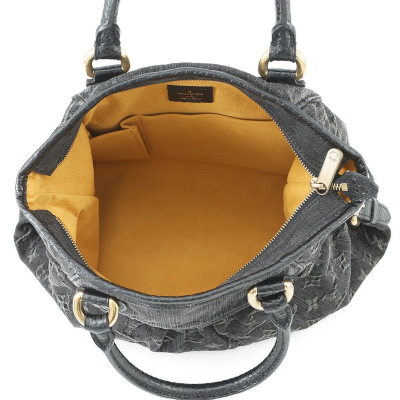 ルイヴィトン ハンドバッグ モノグラム・デニム ネオ・カビィ MM M95351 ヴィトン バッグ 2way ショルダーバッグ 黒 ブラック