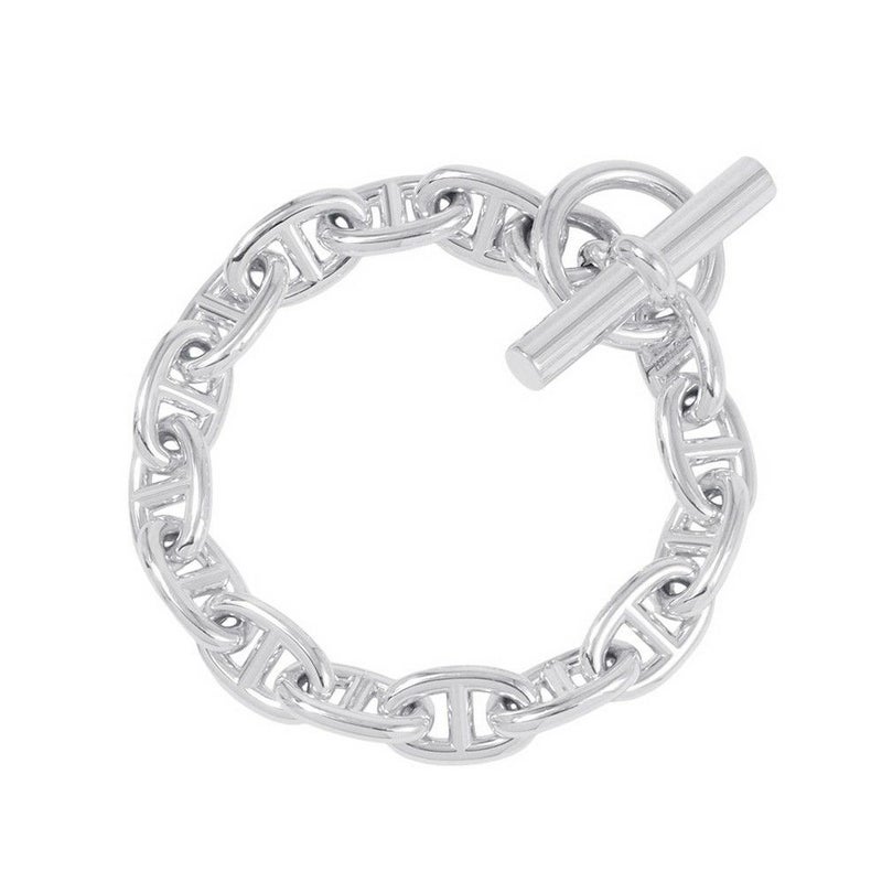 エルメス ブレスレット シェーヌダンクルMM 15コマ SV925シルバー HERMES ジュエリー