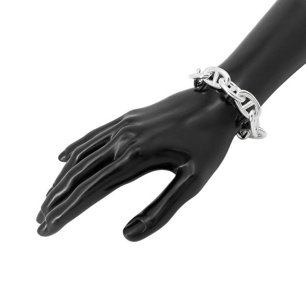 エルメス ブレスレット シェーヌダンクルTGM 12コマ SV925シルバー HERMES ジュエリー