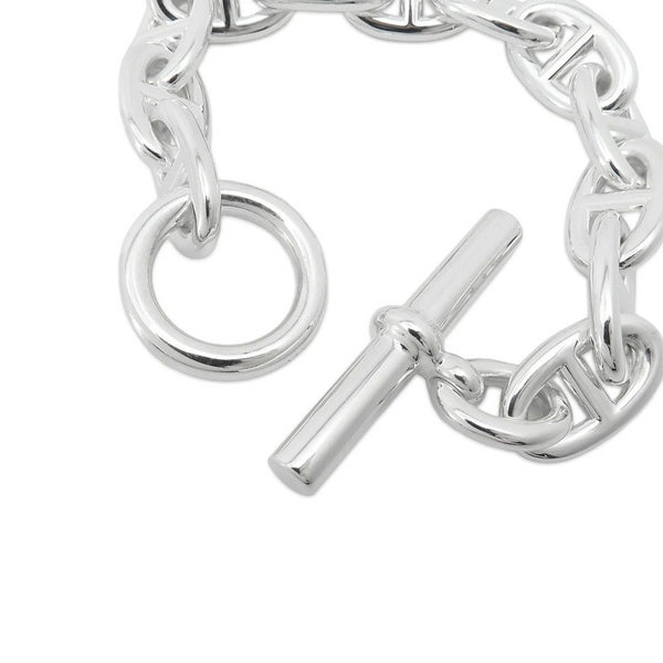 エルメス ブレスレット シェーヌダンクルTGM 12コマ SV925シルバー HERMES ジュエリー