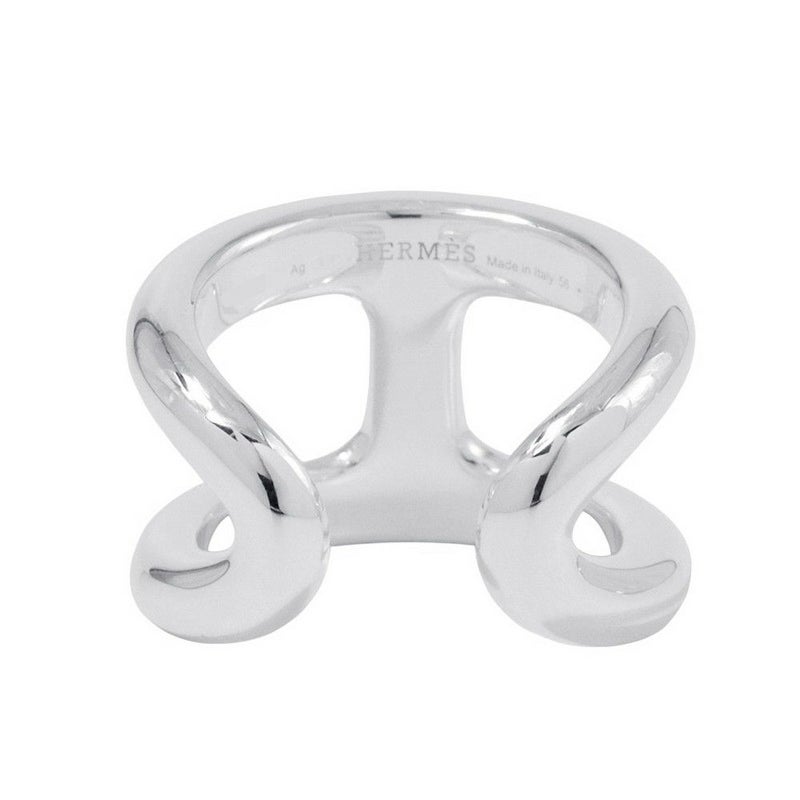 エルメス リング オスモズGM Osmose SV925シルバー リングサイズ56 HERMES ジュエリー 指輪