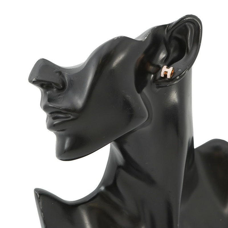 エルメス ピアス ミニ・ポップアッシュ ローズドラジェ/ピンクゴールド金具 Hモチーフ HERMES Pop H ポップH ピンク