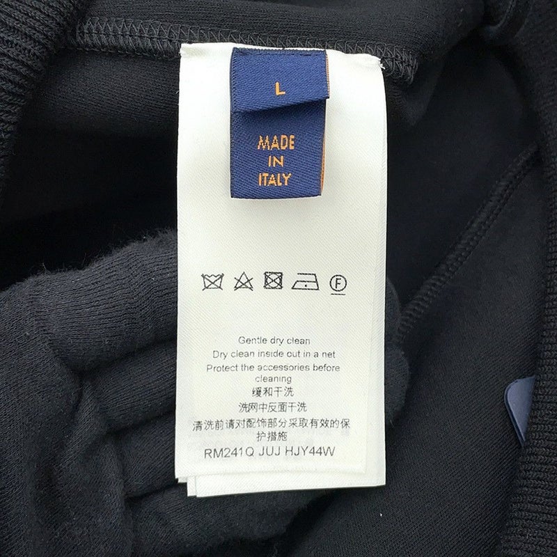 ルイヴィトン パンツ ダブルフェイストラベルショーツ メンズサイズL 1A7XNN LOUIS VUITTON ブラック 黒